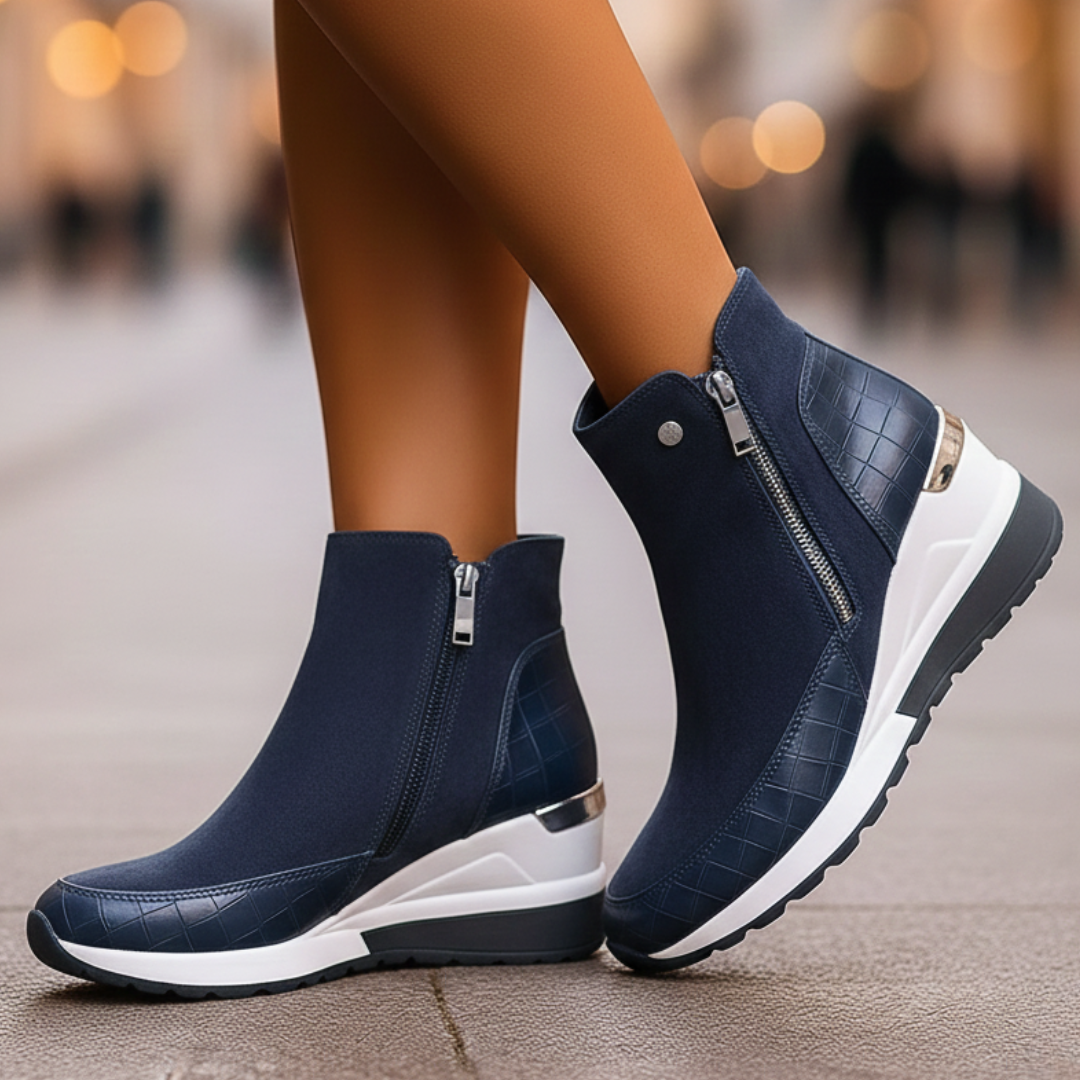 Sienna – Stivaletti sneaker con zeppa sportiva