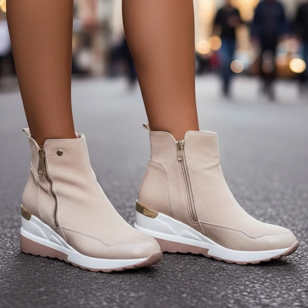 Sienna – Stivaletti sneaker con zeppa sportiva