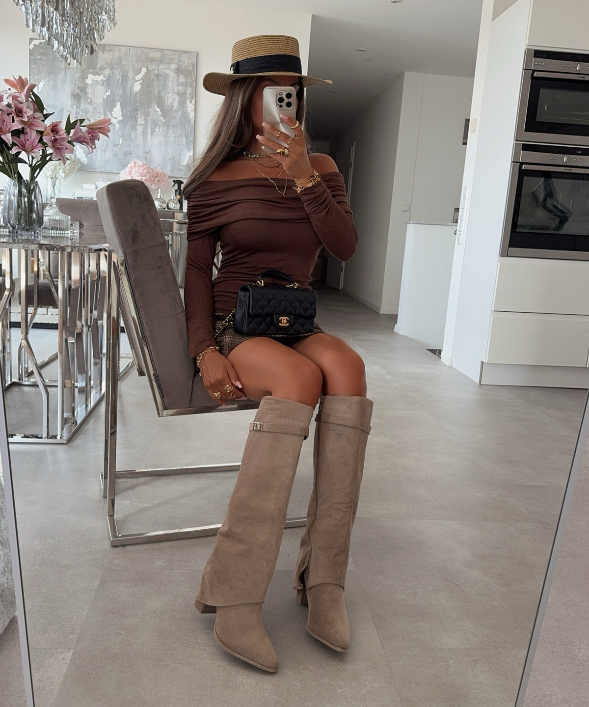 Soraya | Stivali tortora