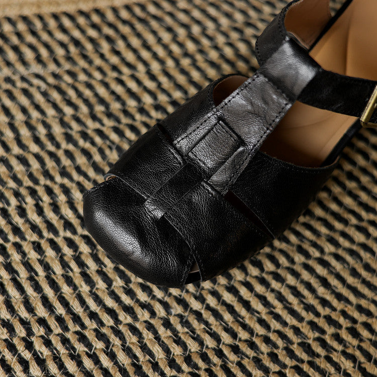 Amelie | Scarpe in vera pelle con fasce