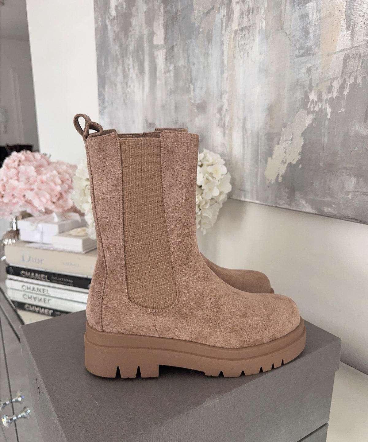 Zelaria | Chelsea boots beige