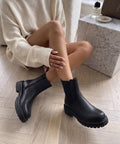 Lania | Chelsea boots foderati neri