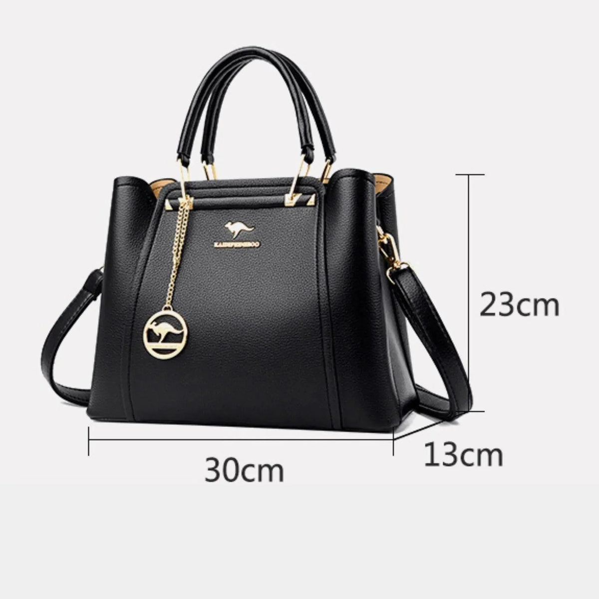 Luxurious Leather Crossbody Bag - Style Couer