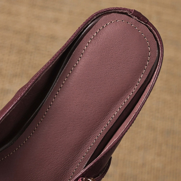 Quaro | Mules Mary Jane in vera pelle