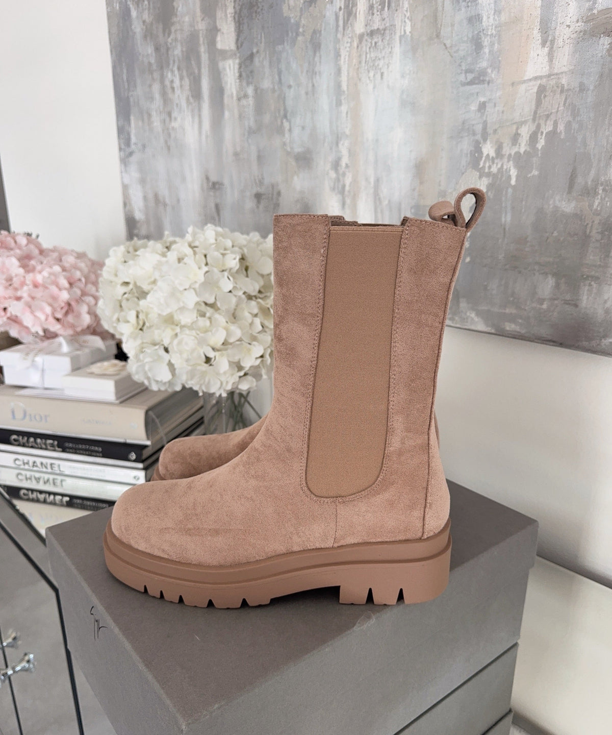 Zelaria | Chelsea boots beige