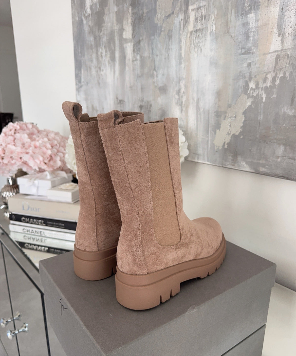 Zelaria | Chelsea boots beige