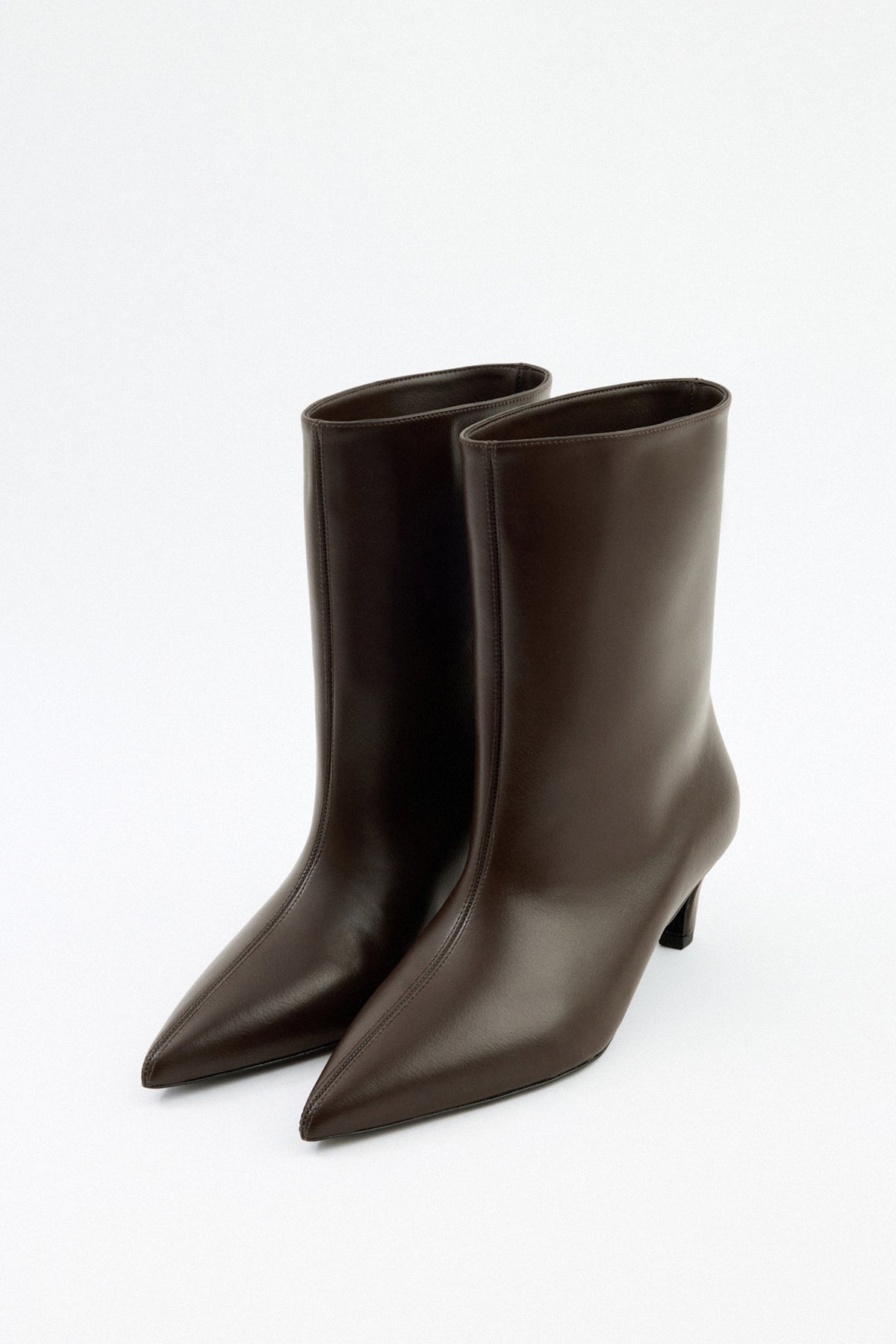 Stivaletti Aria in pelle - Marrone scuro