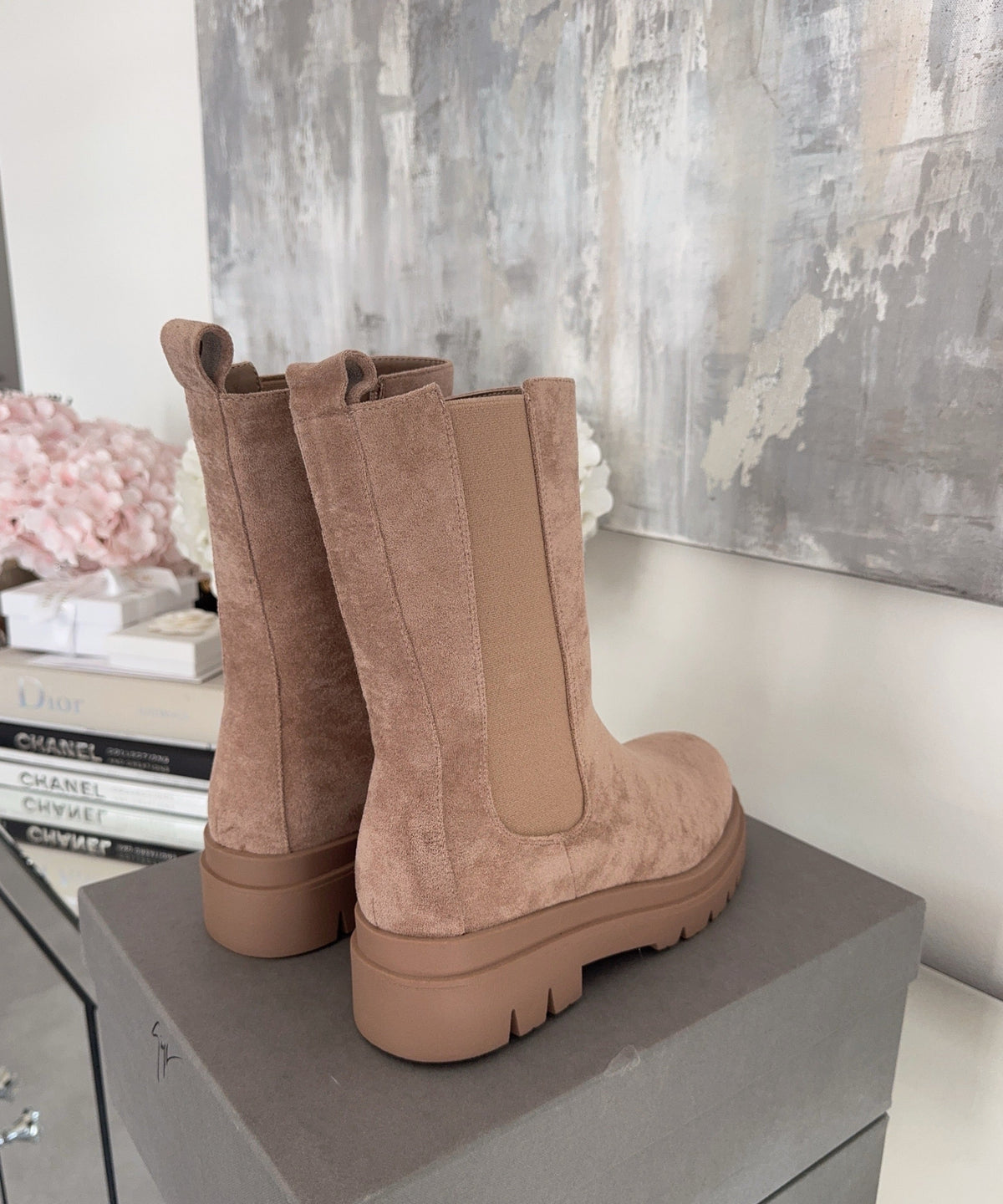 Zelaria | Chelsea boots beige