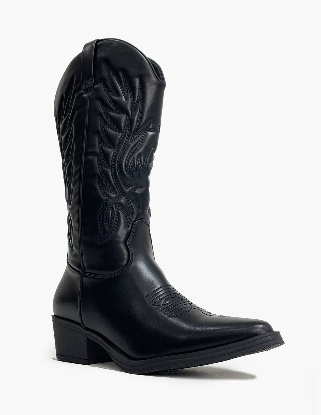 Stivali Cowboy Neri con Tacco