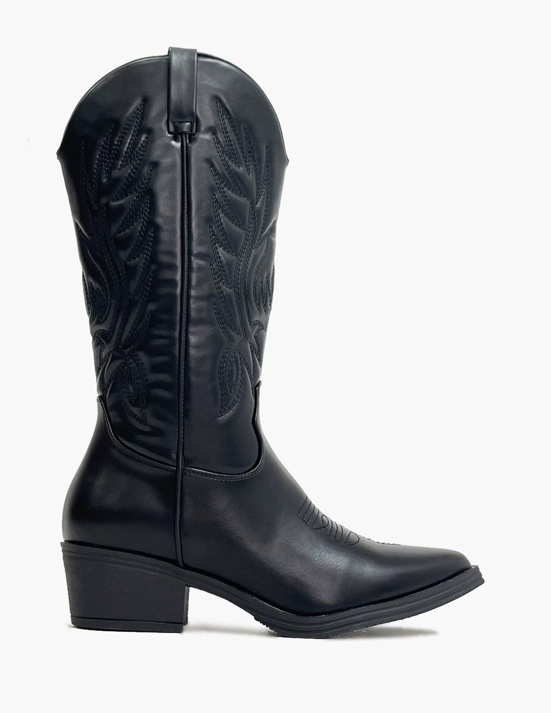 Stivali Cowboy Neri con Tacco