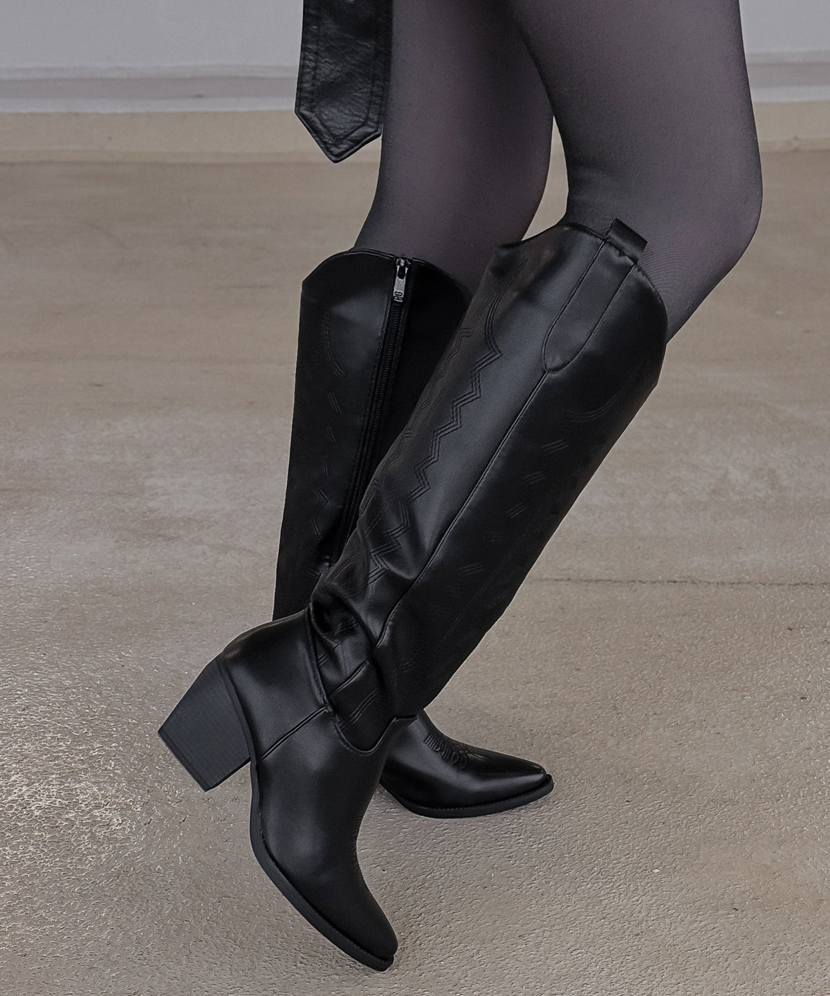 Sol | Stivali cowboy neri
