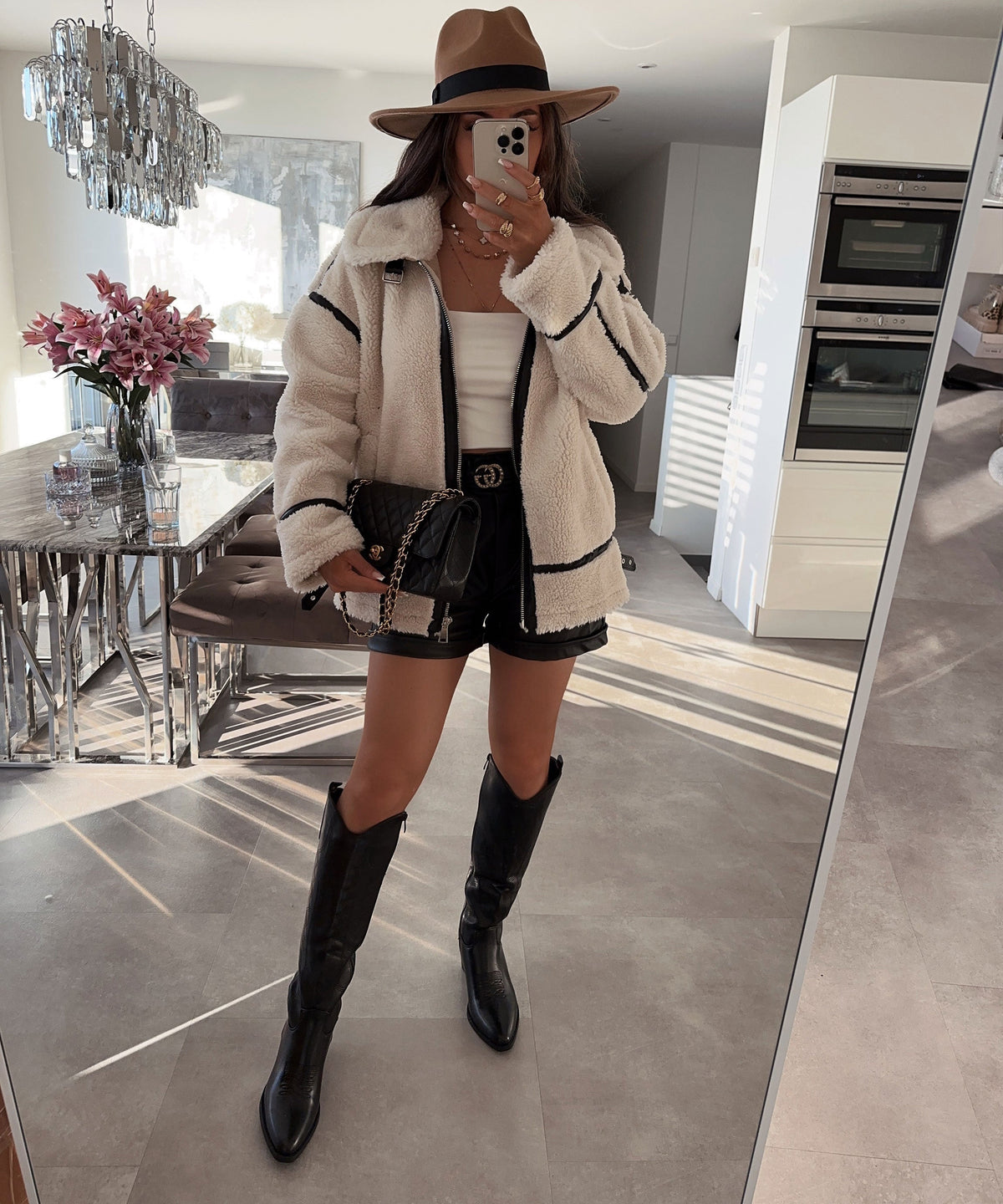 Sol | Stivali cowboy neri
