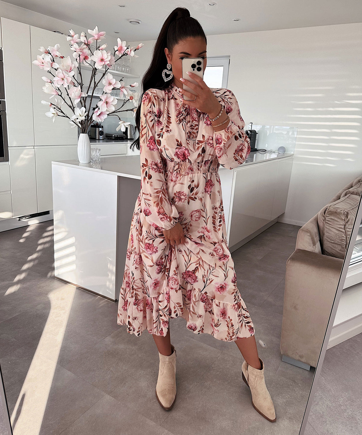 Allie | Stivaletti cowboy beige