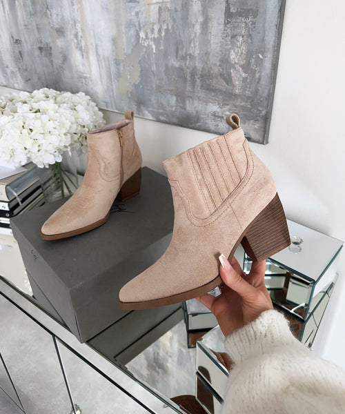 Allie | Stivaletti cowboy beige