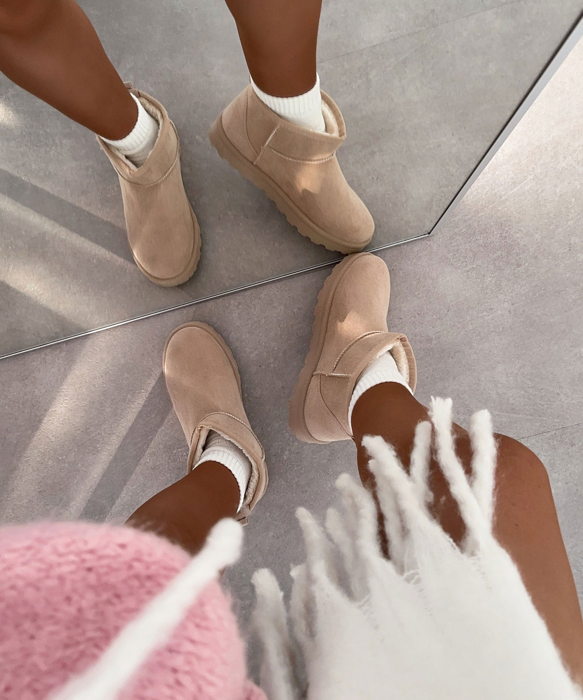 Sana | Stivaletti foderati beige