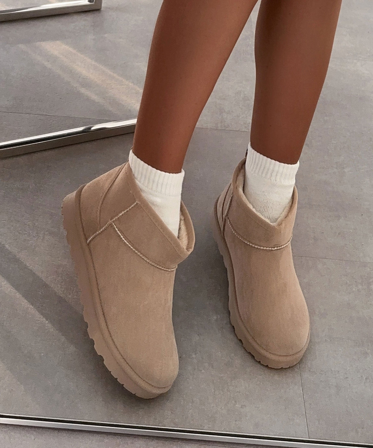 Sana | Stivaletti foderati beige