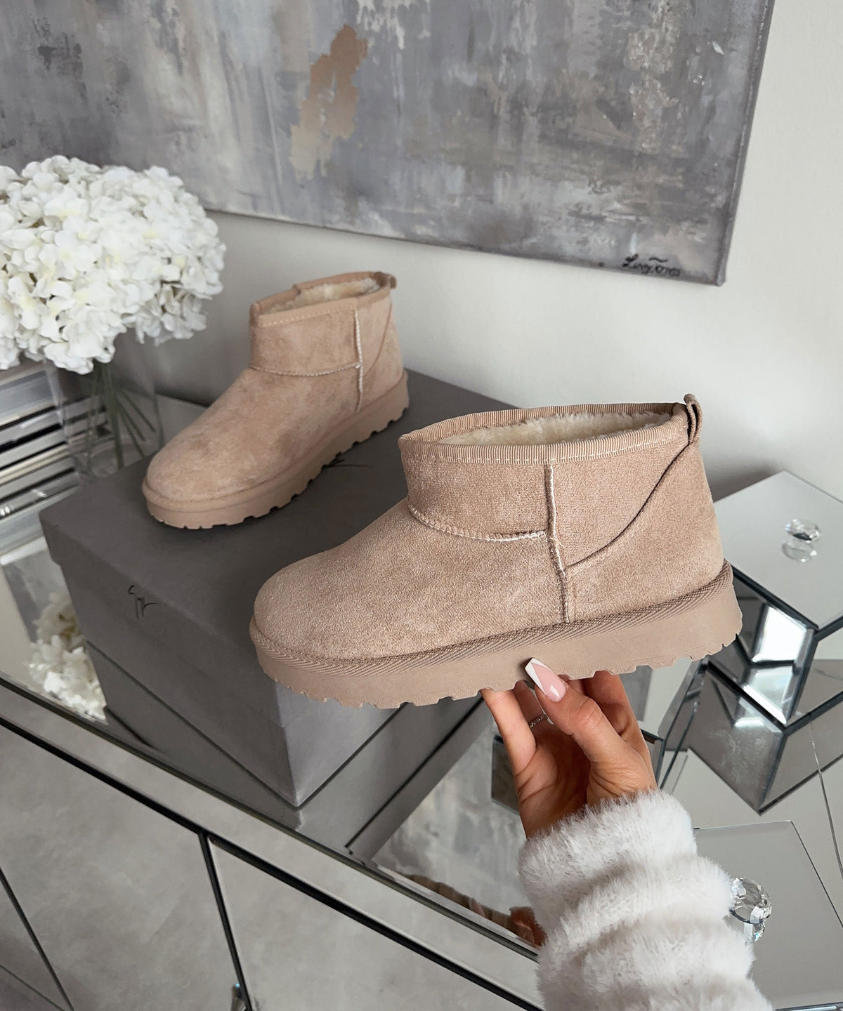 Sana | Stivaletti foderati beige