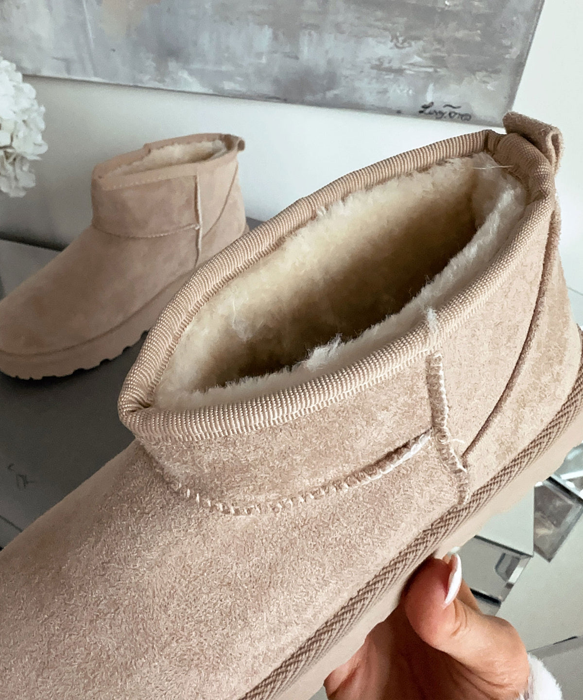 Sana | Stivaletti foderati beige