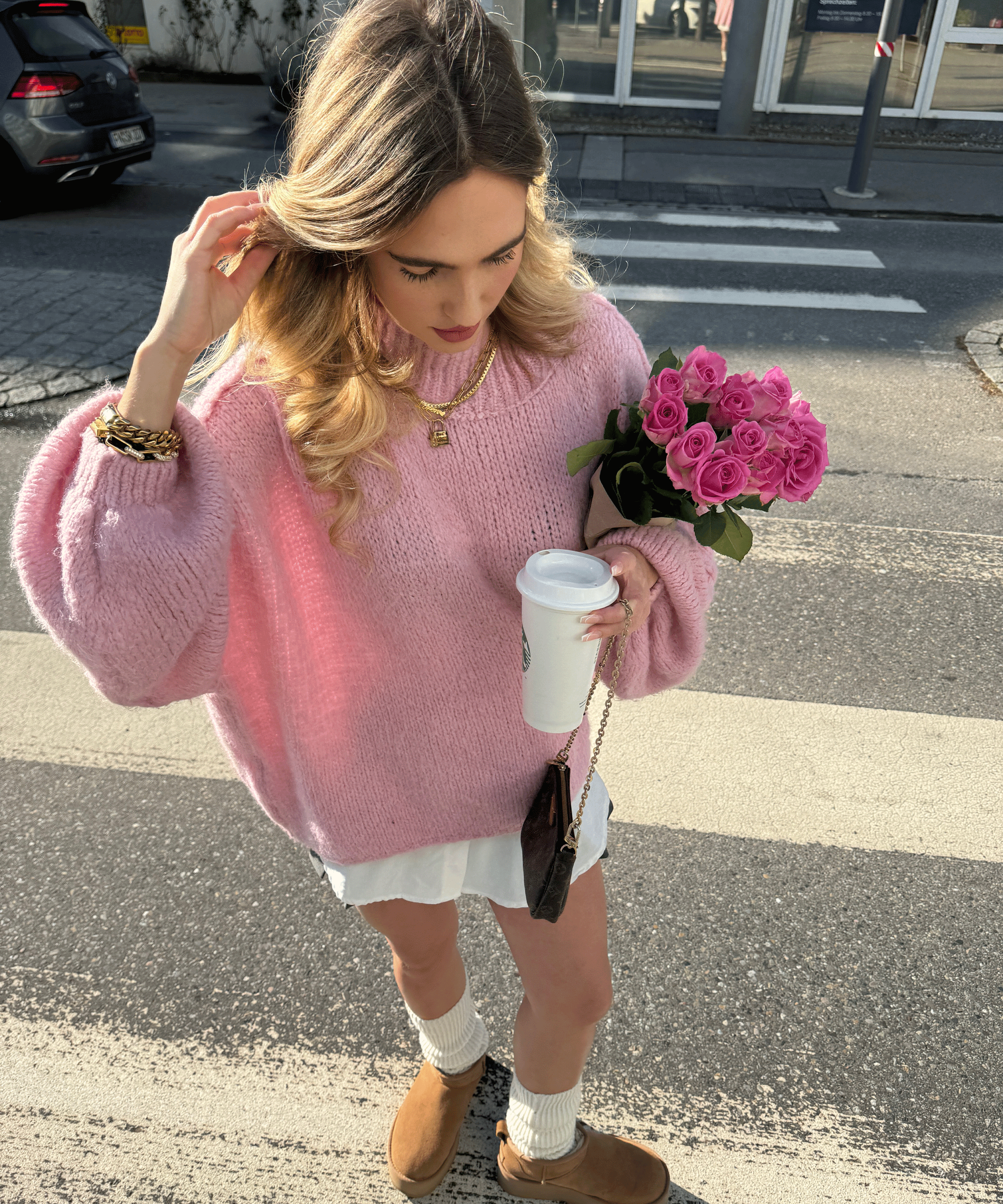Nina | Stivaletti con plateau foderati castagna
