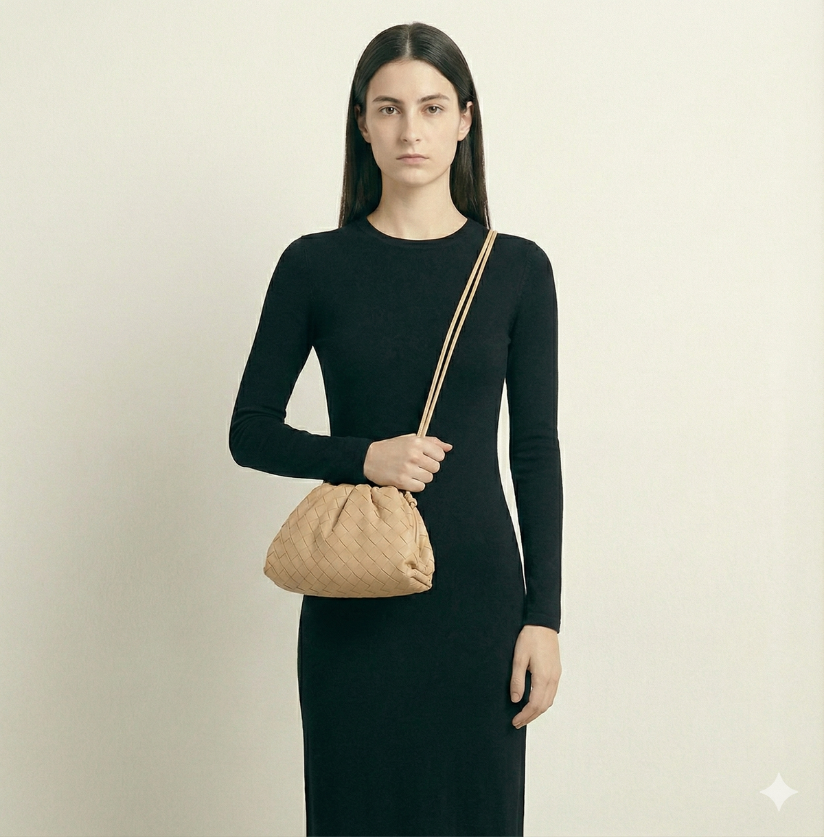 Wendy Woven Pouch Bag