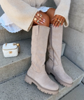Chira | Stivali foderati beige