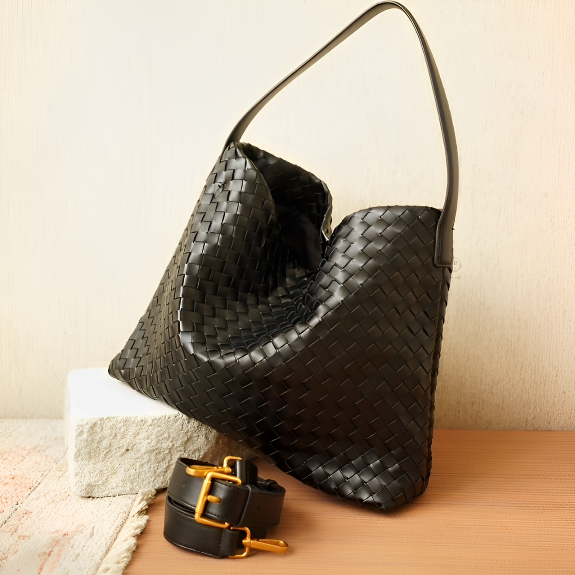 Medium Woven Bag Luna