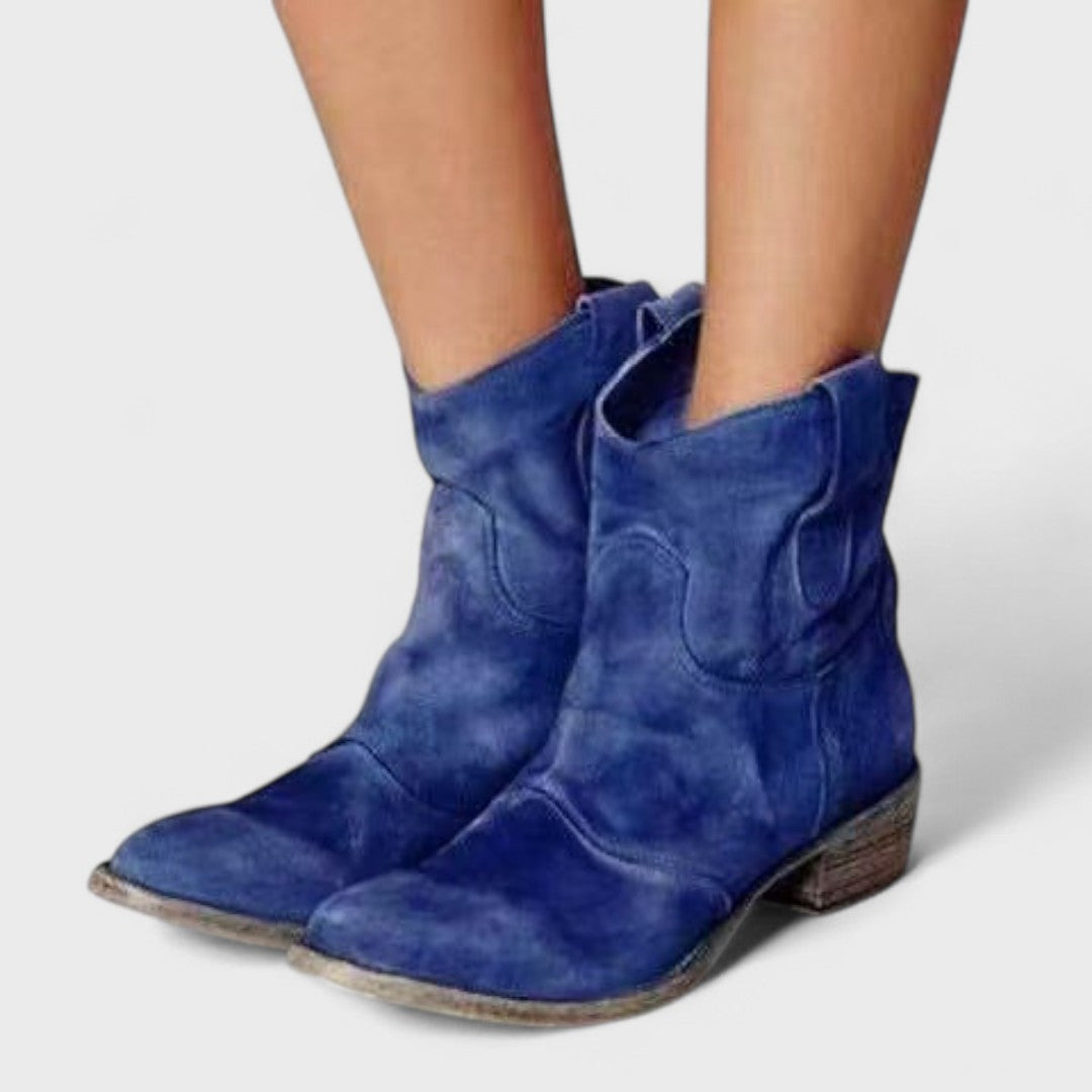 Carlotta – Stivaletti western con tacco a blocco