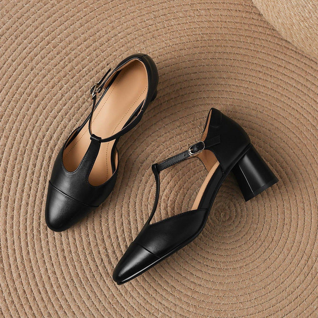 Orena | Scarpe in vera pelle con tagli laterali