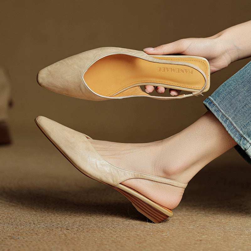 Adria | Slingback in vera pelle