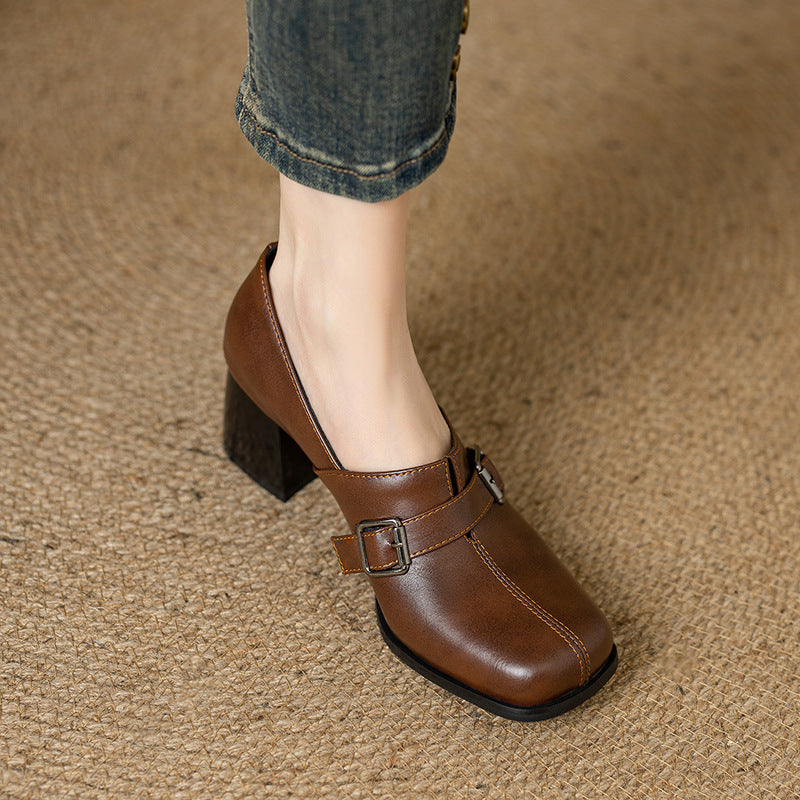 Norah | Scarpe in vera pelle con fibbia