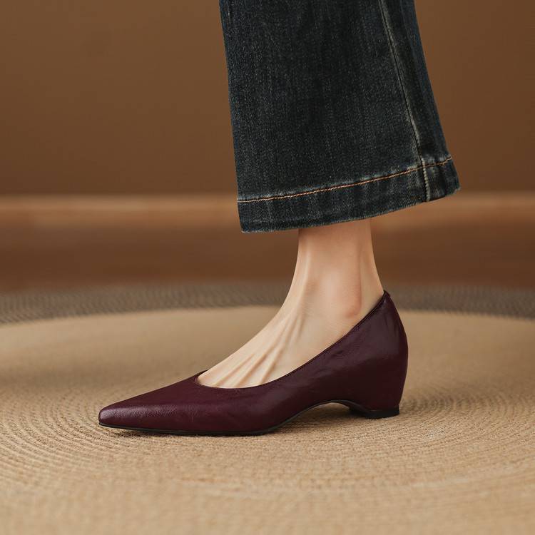Nolia | Décolleté in vera pelle a punta