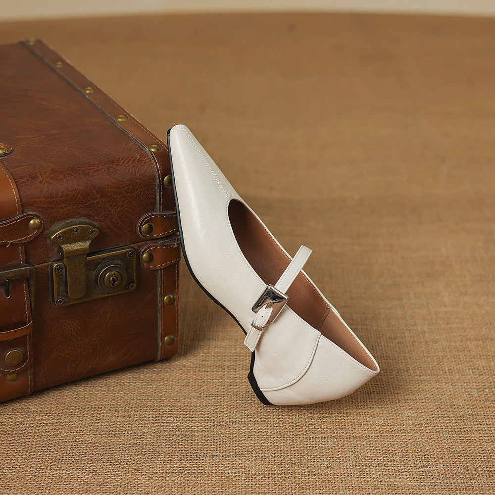 Tessa | Ballerine Mary Jane a punta