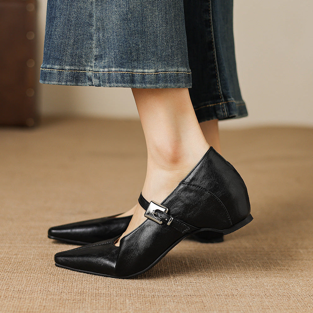 Tessa | Ballerine Mary Jane a punta