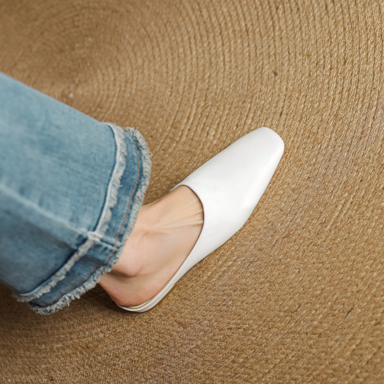 Rexa | Mules piatte in vera pelle