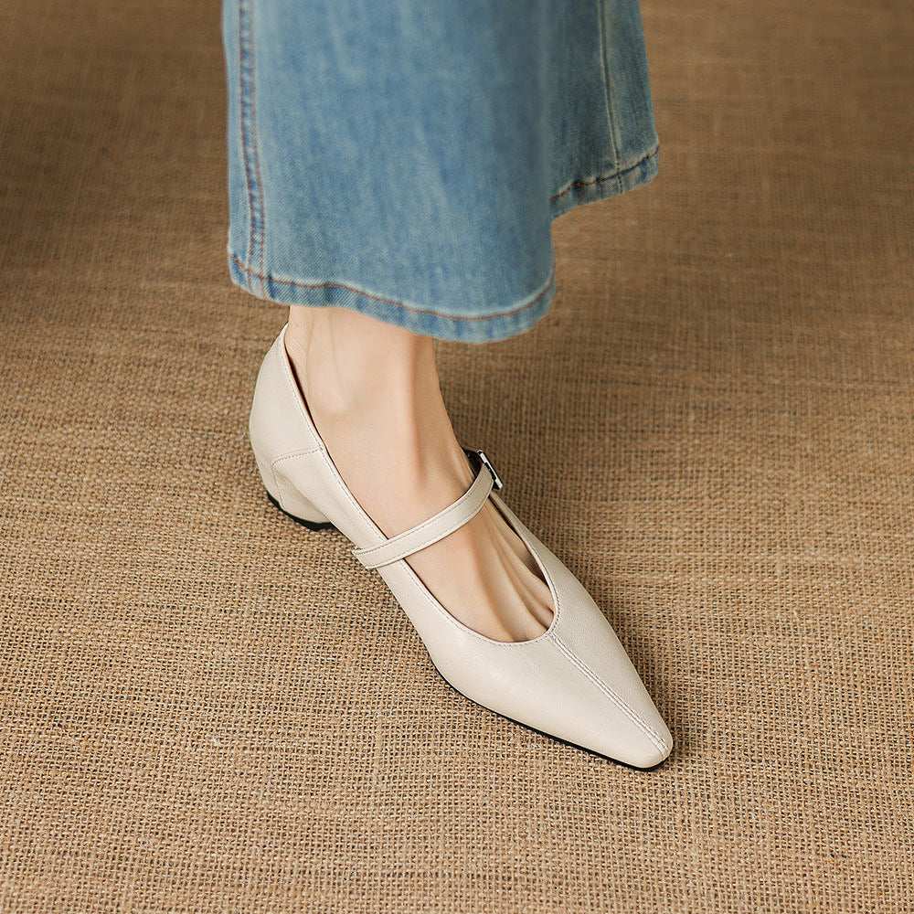 Tessa | Ballerine Mary Jane a punta