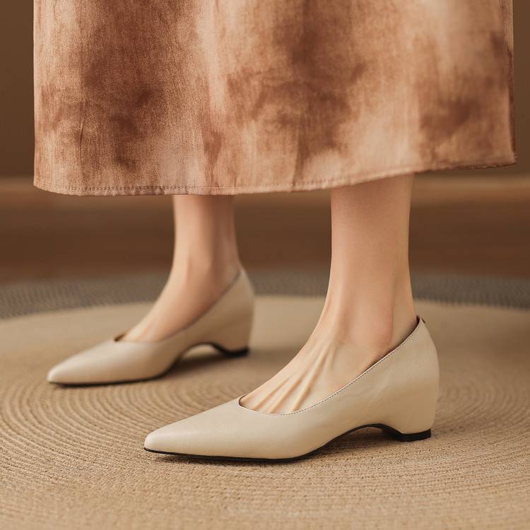Nolia | Décolleté in vera pelle a punta