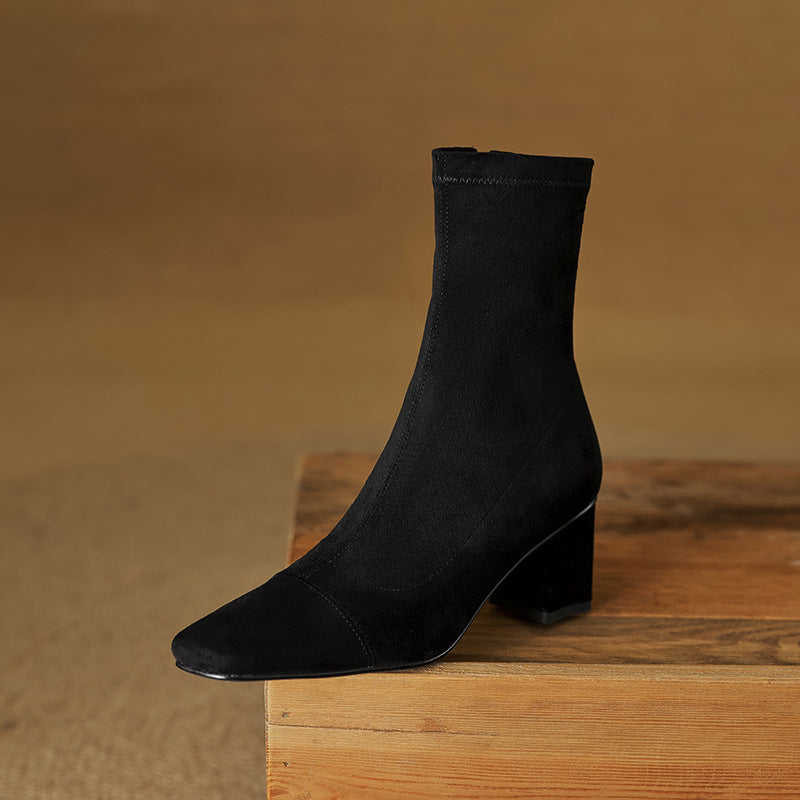 Aelis Genuine Suede Boots