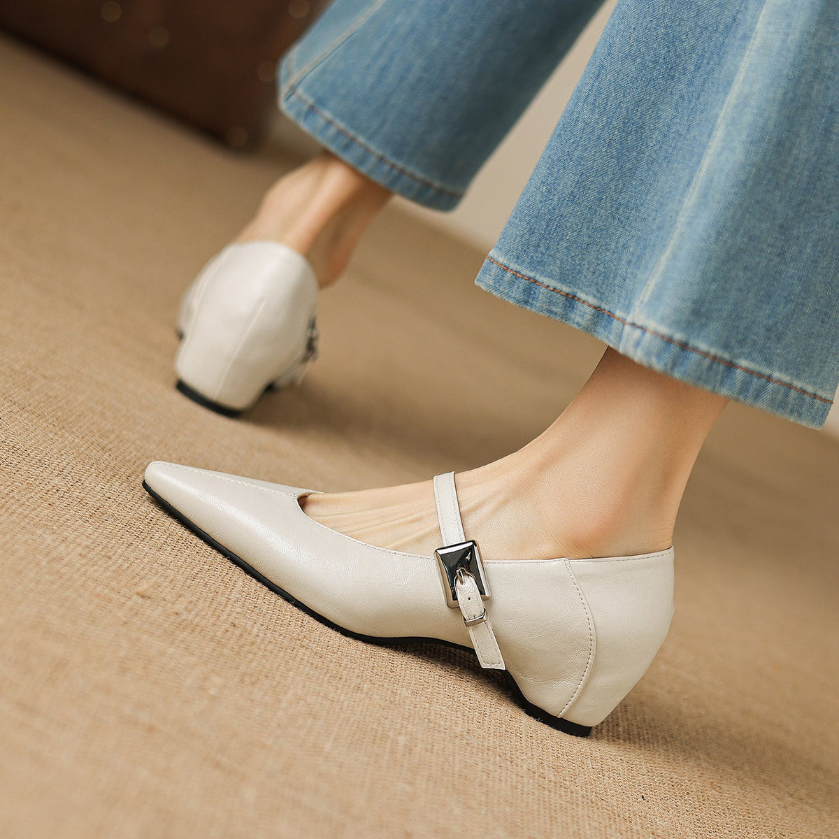 Tessa | Ballerine Mary Jane a punta