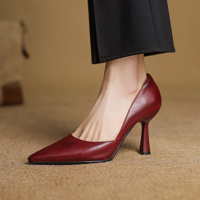 Naila | Décolleté in vera pelle