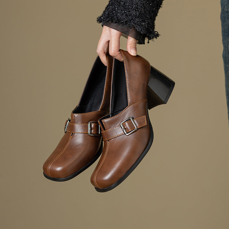 Norah | Scarpe in vera pelle con fibbia
