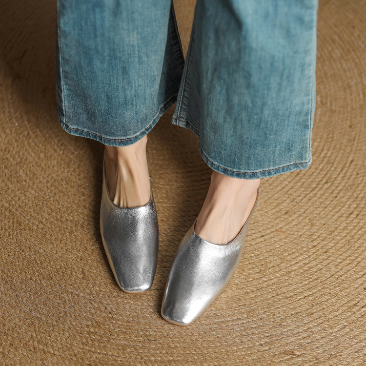 Rexa | Mules piatte in vera pelle