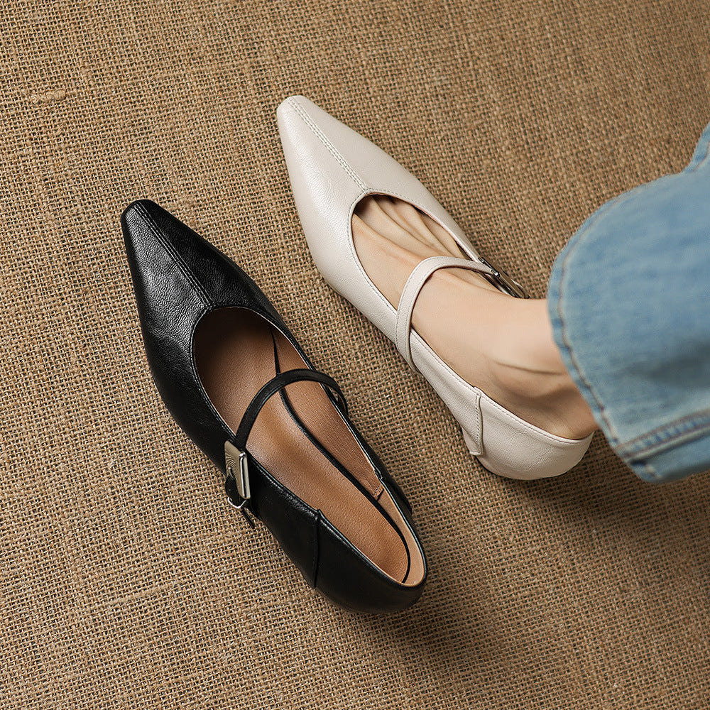Tessa | Ballerine Mary Jane a punta