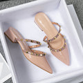 Jill | Mules con borchie piramidali