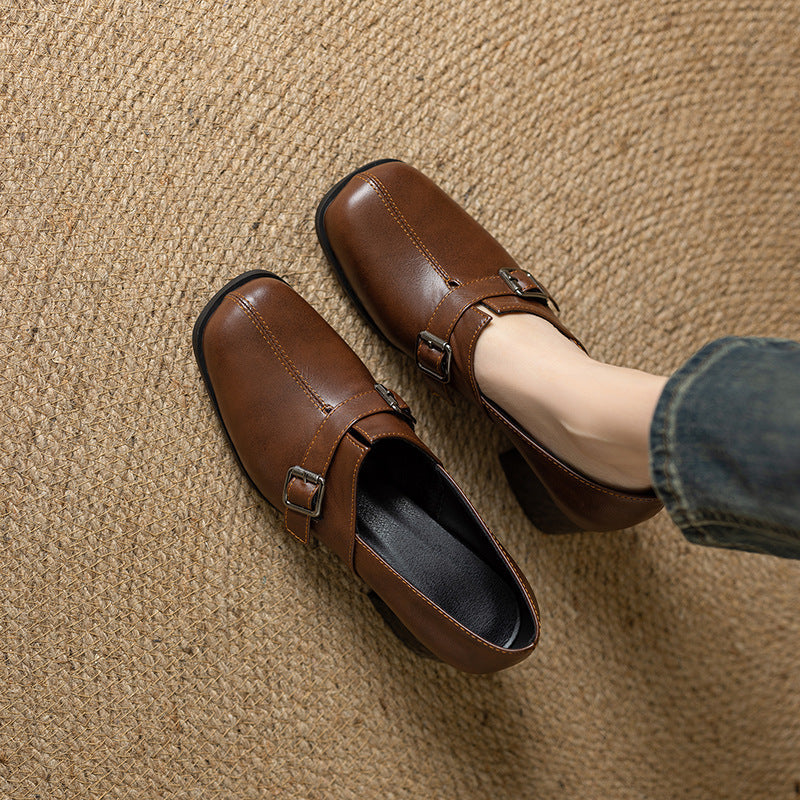 Norah | Scarpe in vera pelle con fibbia