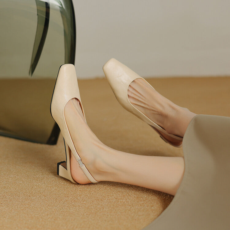 Ersa | Slingback in vera pelle lucida