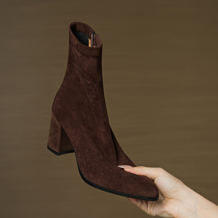 Alora Genuine Suede Boots