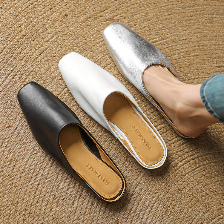 Rexa | Mules piatte in vera pelle