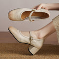 Harel | Mary Jane brogue in vera pelle
