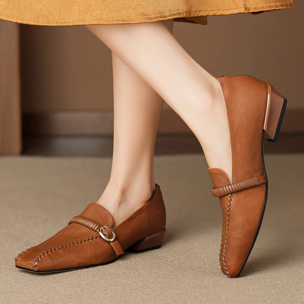 Deyla | Mocassini in vera pelle con fibbia