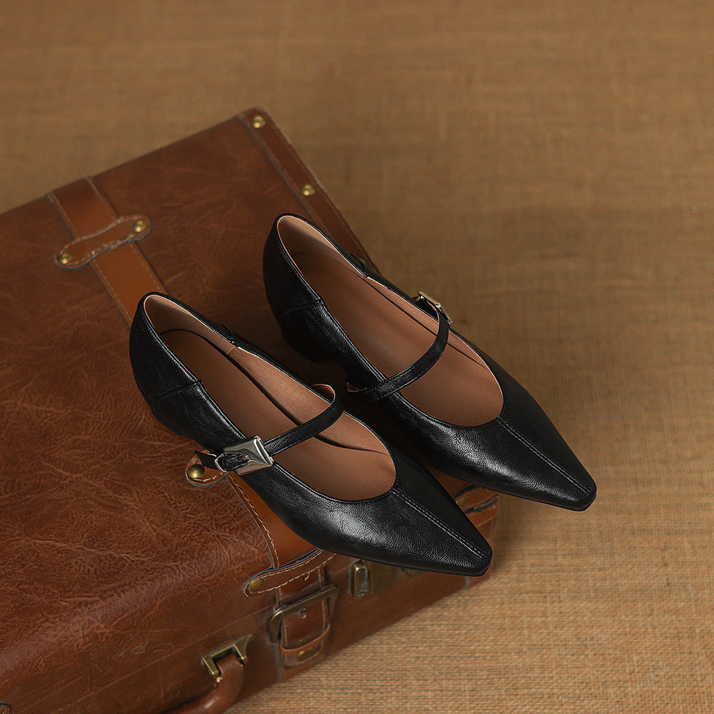 Tessa | Ballerine Mary Jane a punta